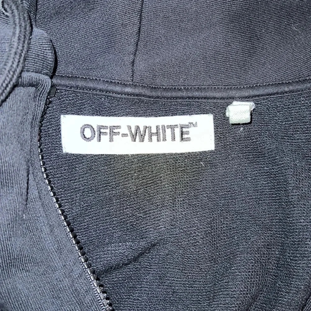 🎉HP🎉Off White Caravagio Diag Arrows Long sleeve Zipper  Hoodie Sz XS - Picture 5 of 15